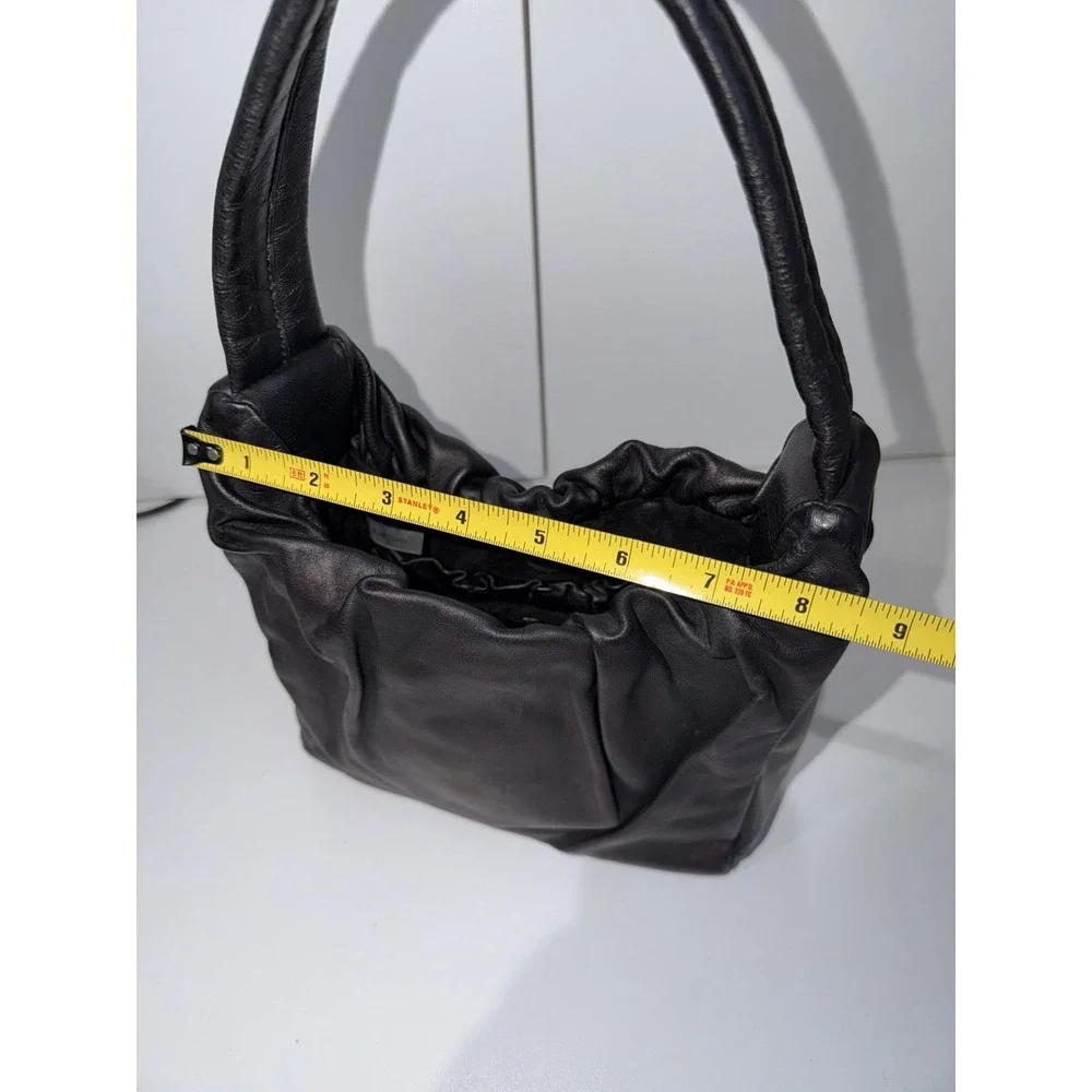 Staud Felix Black Leather Bag $295 L - Picture 12 of 13